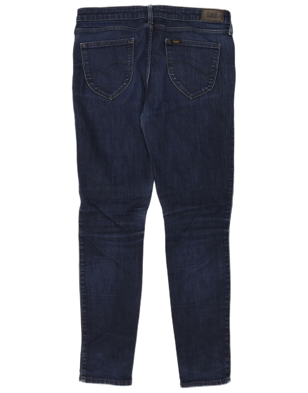 Blugi skinny pentru femei Scarlett Lee W32 L28 bumbac bleumarin