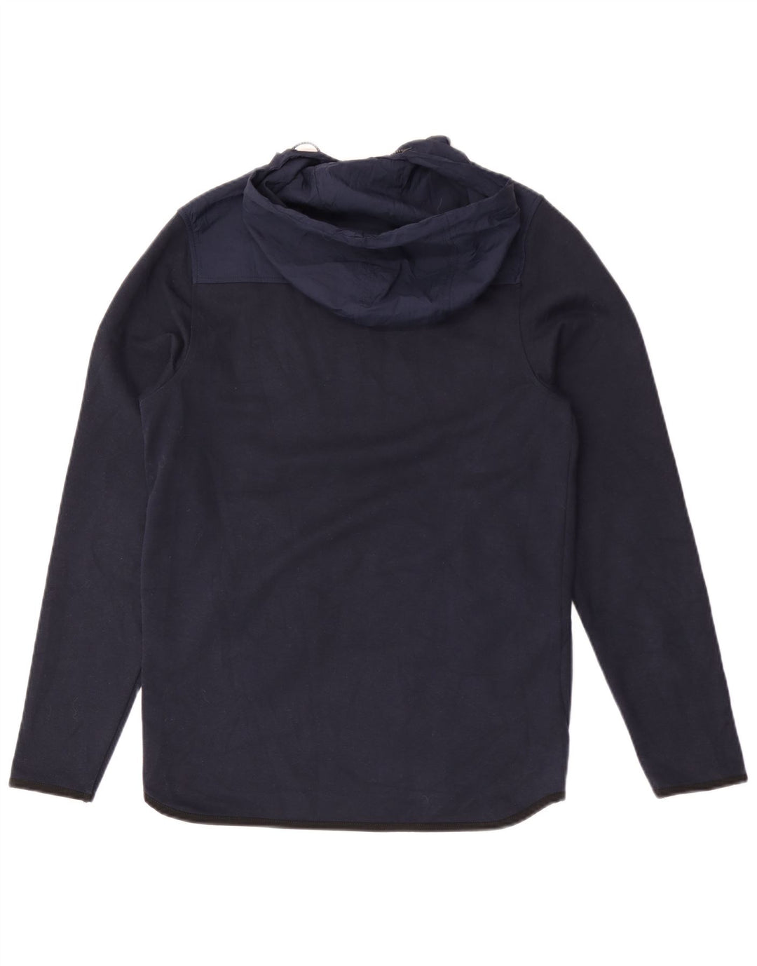 Jack & Jones pentru bărbați, cu fermoar și gât, pulover mic din poliester bleumarin