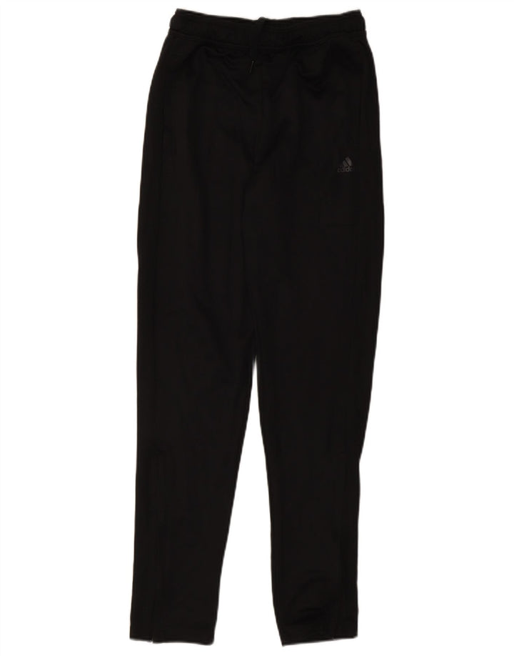 Pantaloni de trening Adidas baieti 13-14 ani poliester negru