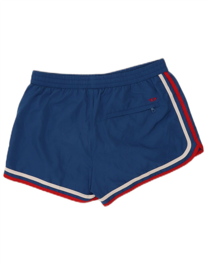 Pantaloni scurți sport pentru băieți Diesel 15-16 ani poliester cu dungi albastre