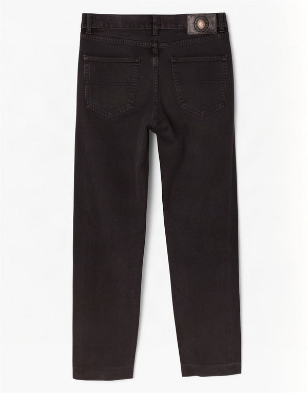 Trussardi Blugi drepti pentru bărbați IT 50 Large W36 L30 Bumbac negru