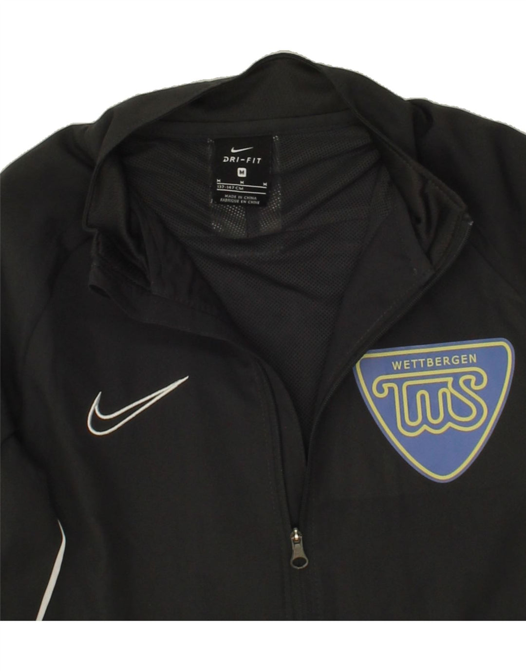NIKE Boys Dri Fit Graphic Full Tracksuit 10-11 Years Medium Grey Polyester Vintage Nike and Second-Hand Nike from Messina Hembry 