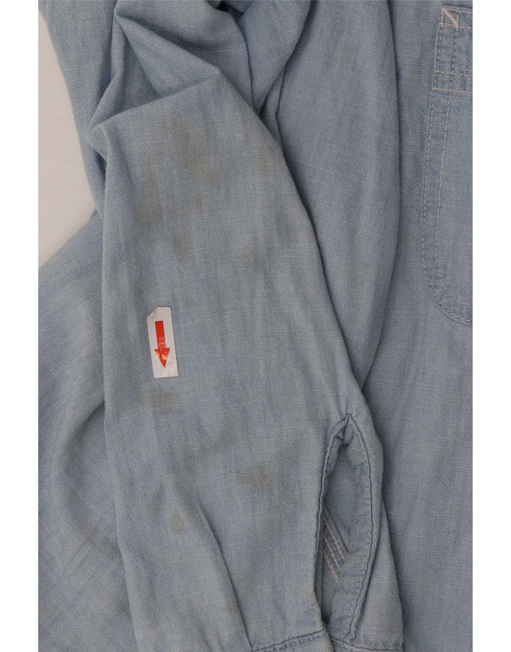 Cămașă Carhartt pentru bărbați, cu formă regulată, din bumbac albastru mediu
