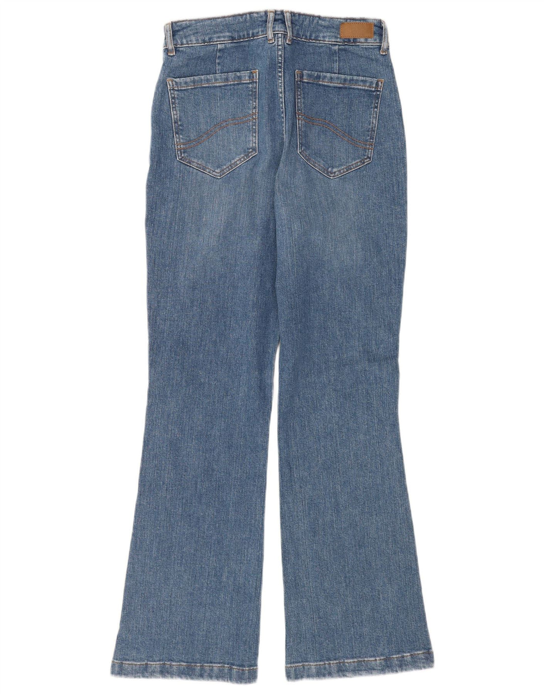 Fat Face Blugi evazați Fly pentru femei UK 12 Medium W30 L31 Blue Bumbac