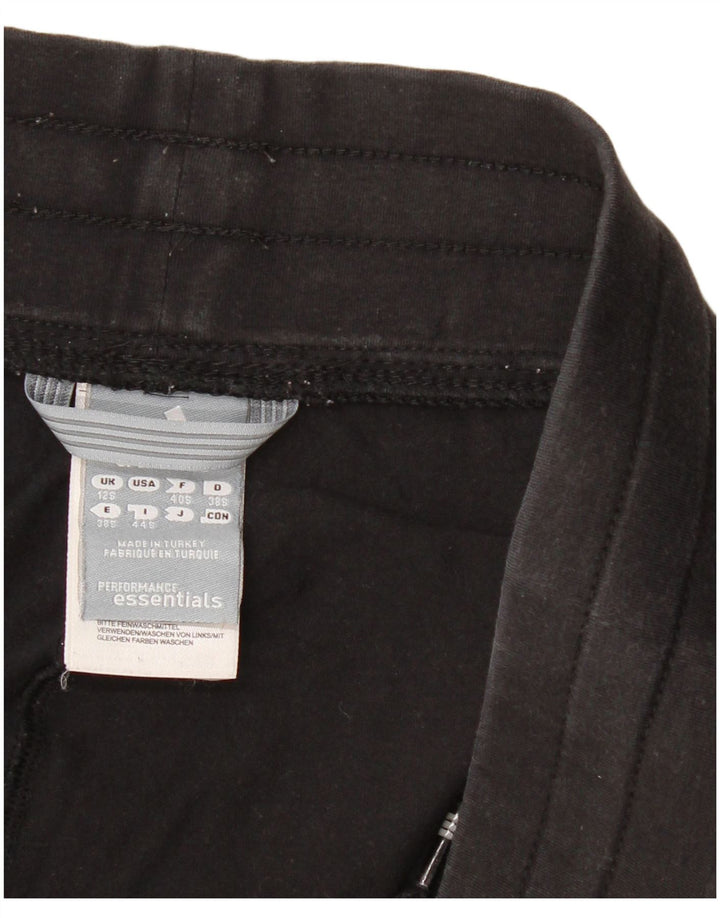Pantaloni de trening Adidas pentru femei UK 12 Medium Black Bumbac
