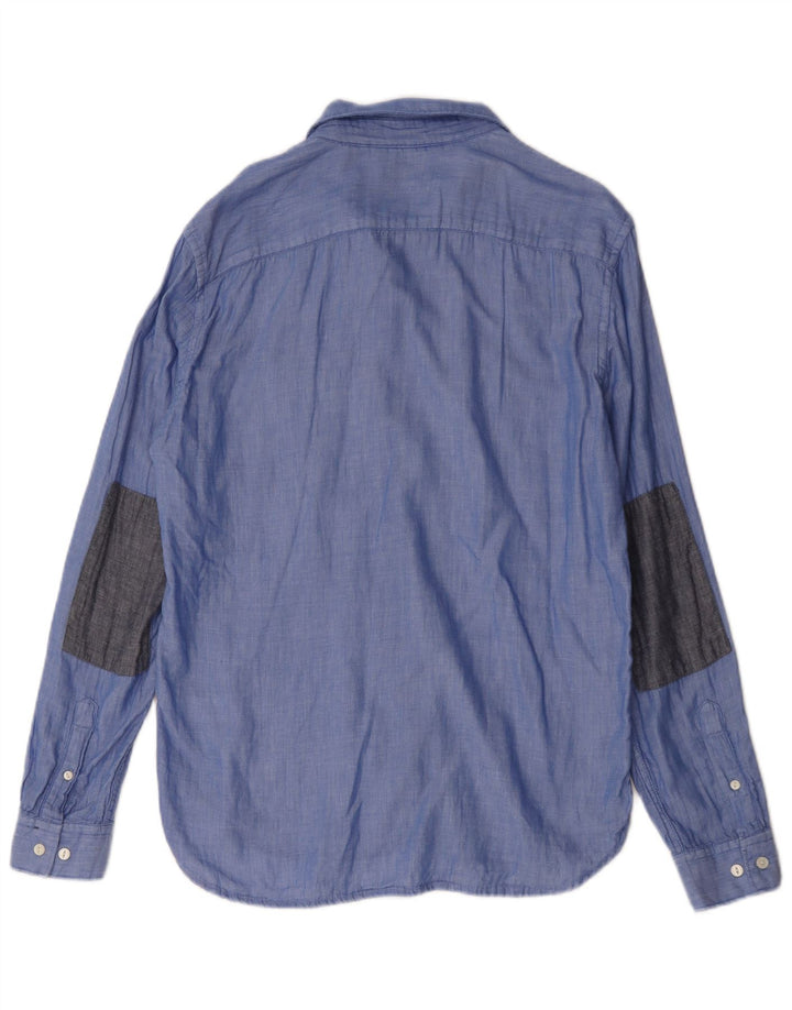 Cămașă pentru bărbați French Connection Regular Fit Bumbac albastru mediu