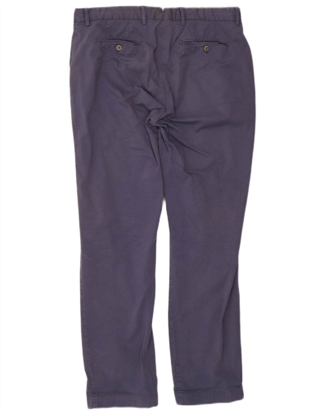 Pantaloni drepți Hackett pentru bărbați L36 L32 Bumbac bleumarin