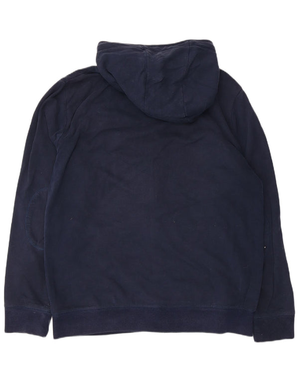 Crew Clothing Hanorac cu fermoar pentru bărbați Pulover XL Bumbac bleumarin