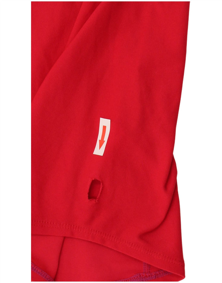 Tricou pentru bărbați Nike Top UK 39/41 Medium Red Colorblock Poliester