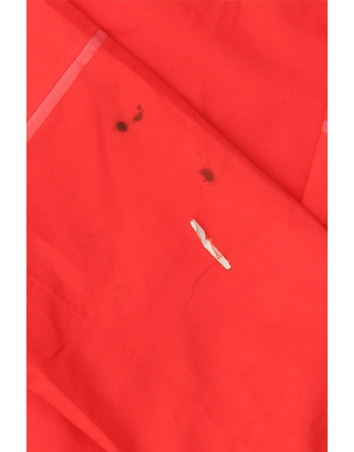 Jack Wolfskin Jachetă de ploaie cu glugă pentru femei UK 14/16 Poliester roșu mare