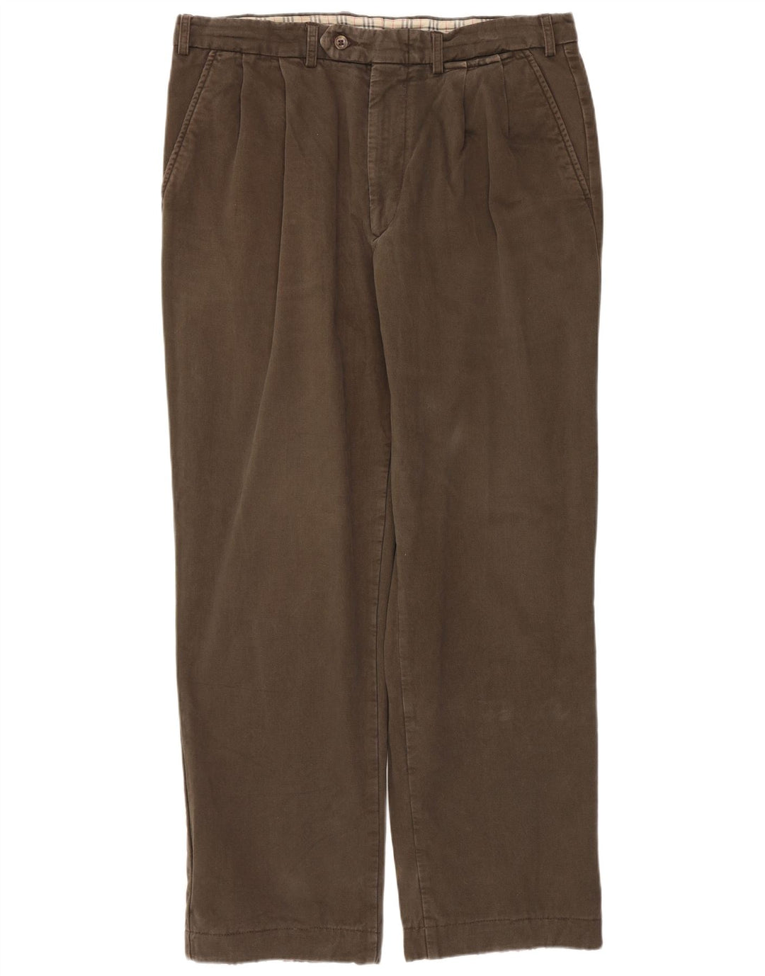 Pantaloni chino pentru bărbați Burberry IT 50 Medium W32 L29 Maro Bumbac