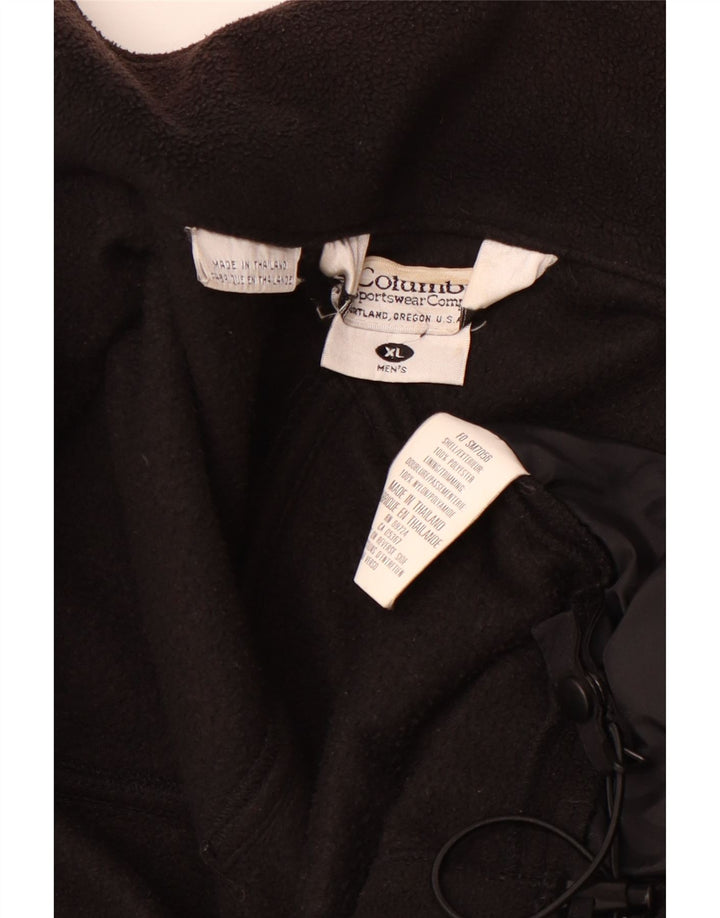 Jachetă fleece Columbia pentru bărbați UK 42 XL poliester negru