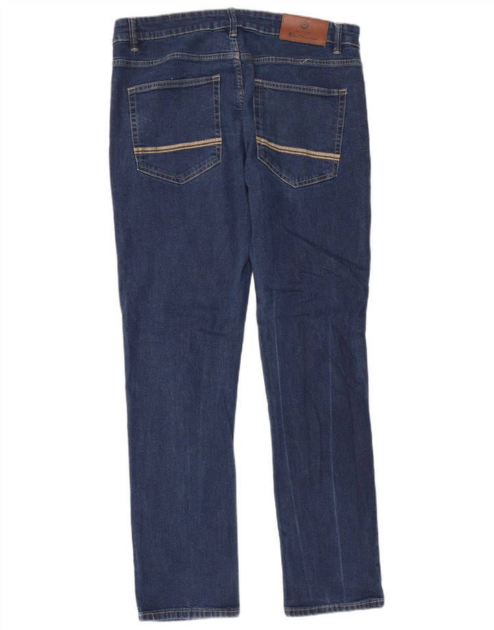 Ben Sherman Blugi pentru bărbați drepte W36 L31 Bumbac albastru