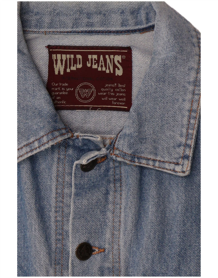 Jachetă de blugi pentru bărbați Wild Jeans UK 38 Medium Blue