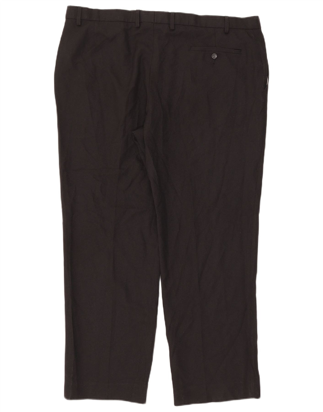 Marks & Spencer Pantaloni drepți pentru bărbați L42 L31 Poliester negru