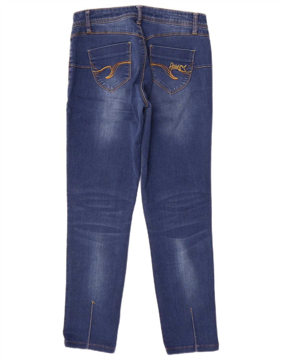Blugi slim pentru femei DESIGUAL W28 L27 Albastru