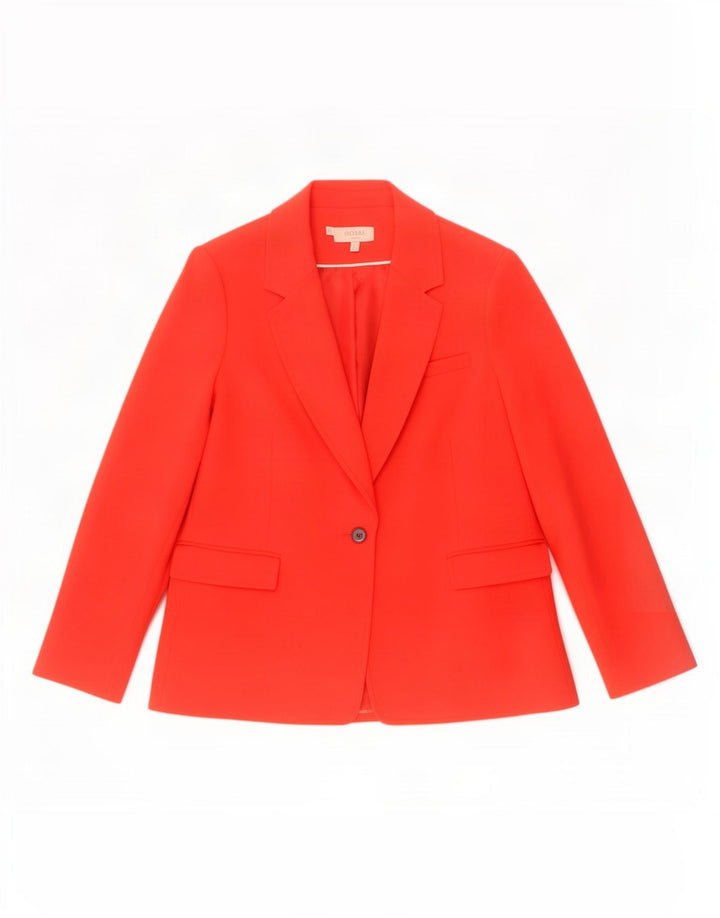 Jachetă Hobbs pentru femei cu 1 nasture, UK 18 XL, poliester roșu