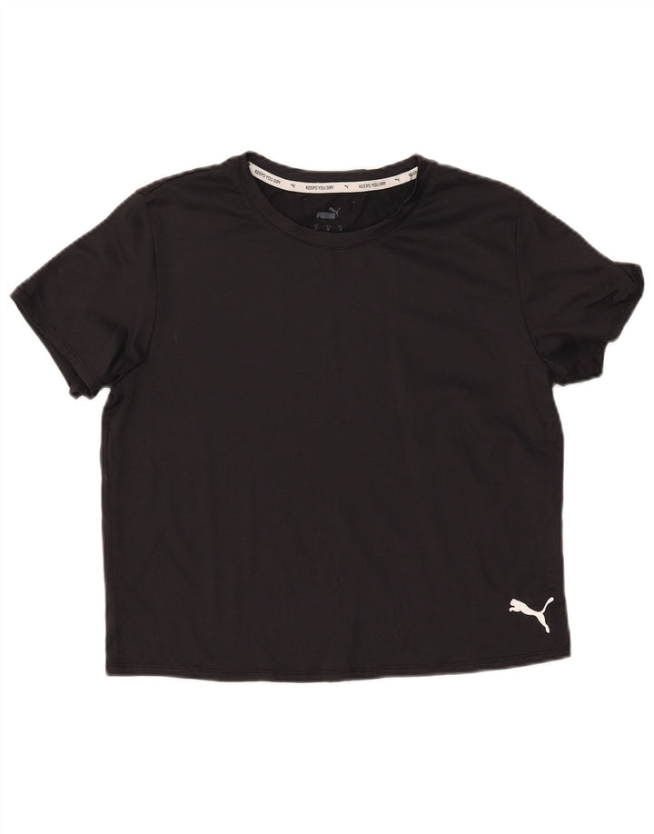 Tricou crop pentru femei PUMA UK 14 Medium Black
