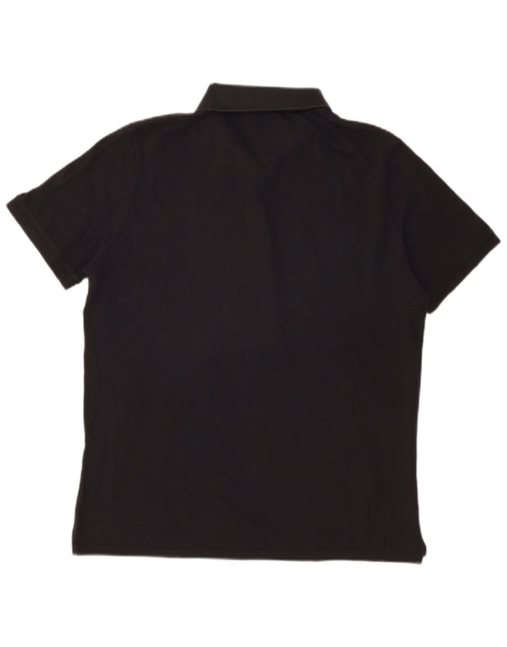 Cămașă polo pentru bărbați Calvin Klein Jeans, mare, negru