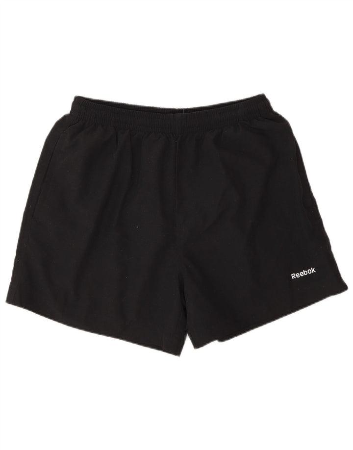 Pantaloni scurți de înot Reebok pentru bărbați, poliester mediu negru