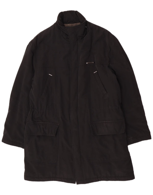 Palton Piero Guidi pentru bărbați UK 42 XL poliester negru