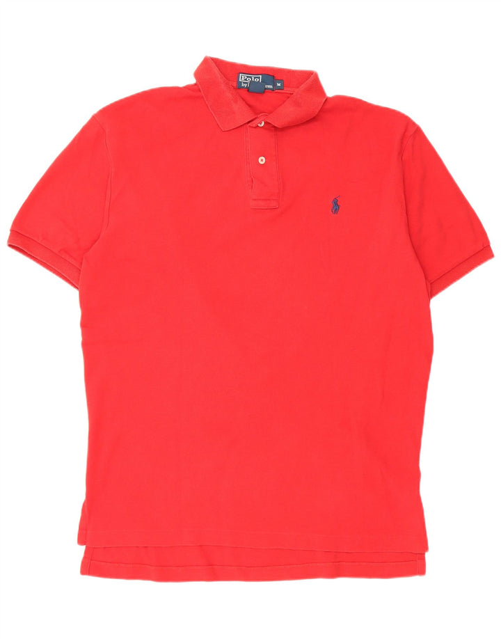 Cămașă polo Polo Ralph Lauren pentru bărbați, bumbac roșu mediu