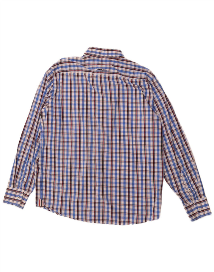 Cămașă pentru bărbați CAMEL ACTIVE XL Blue Check Bumbac