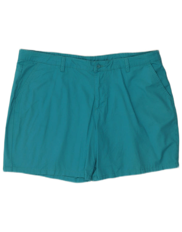 Pantaloni scurți chino obișnuiți pentru femei Mountain Warehouse UK 18 XL W38 Bumbac albastru
