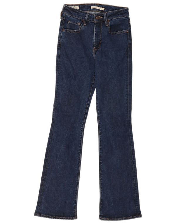 Blugi Levi's 725 cu talie înaltă Bootcut W25 L30 Blue Lyocell