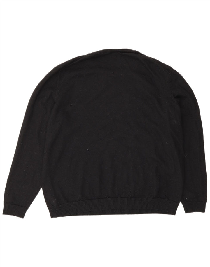 Pulover Hugo Boss pentru bărbați cu gât crew, mediu negru