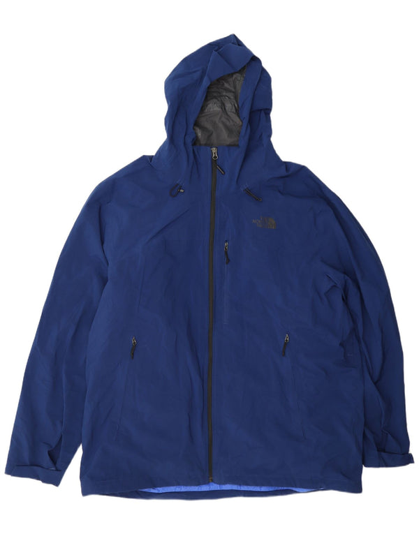 Jachetă Windbreaker pentru bărbați cu glugă The North Face UK 44 2XL poliester bleumarin