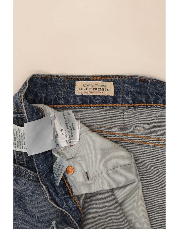 Pantaloni scurți din blugi pentru bărbați Levi's W38 XL, bumbac albastru