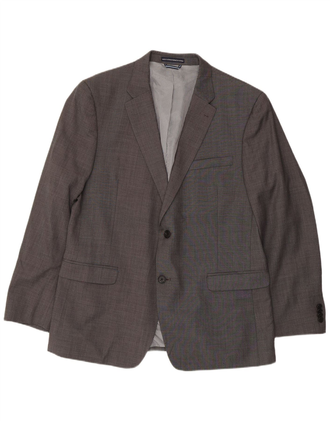 Sacou blazer pentru bărbați Tommy Hilfiger, cu 2 nasturi, UK 38 Lână, gri mediu