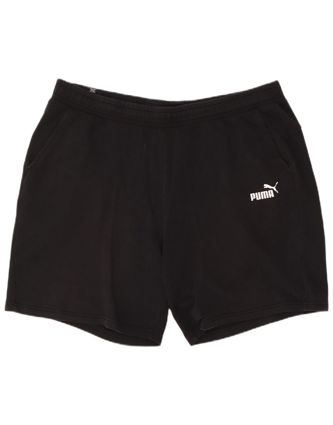Pantaloni scurți sport pentru bărbați Puma 3XL, bumbac negru