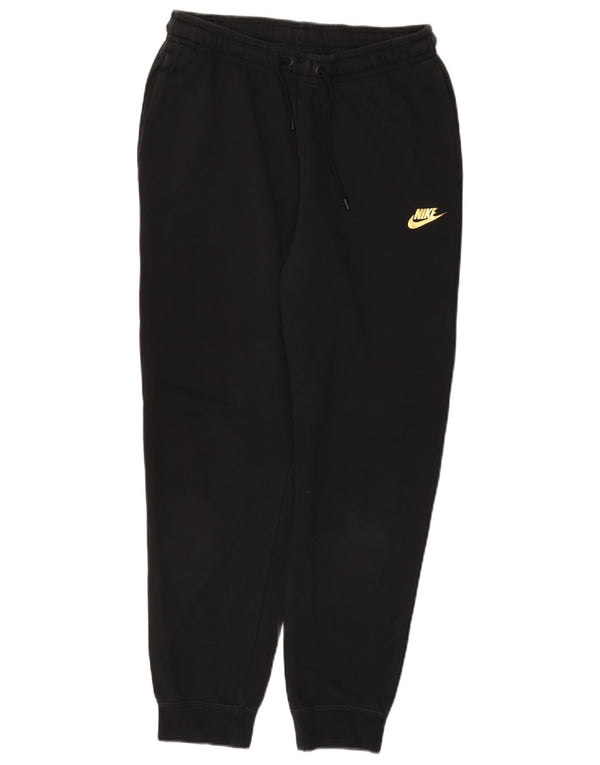 Pantaloni de trening Nike pentru femei Joggeri UK 12 Bumbac mediu negru
