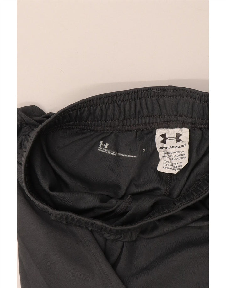 Pantaloni scurți sport grafic Under Armour pentru băieți 6-7 ani poliester gri