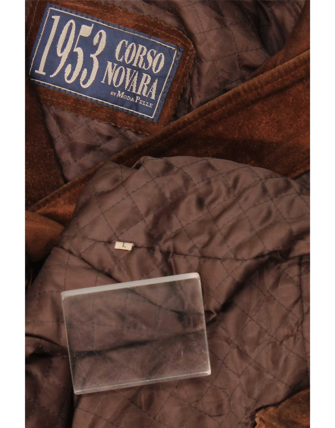 Pardesiu vintage pentru bărbați din piele intoarsa UK 40 mare, maro, din piele