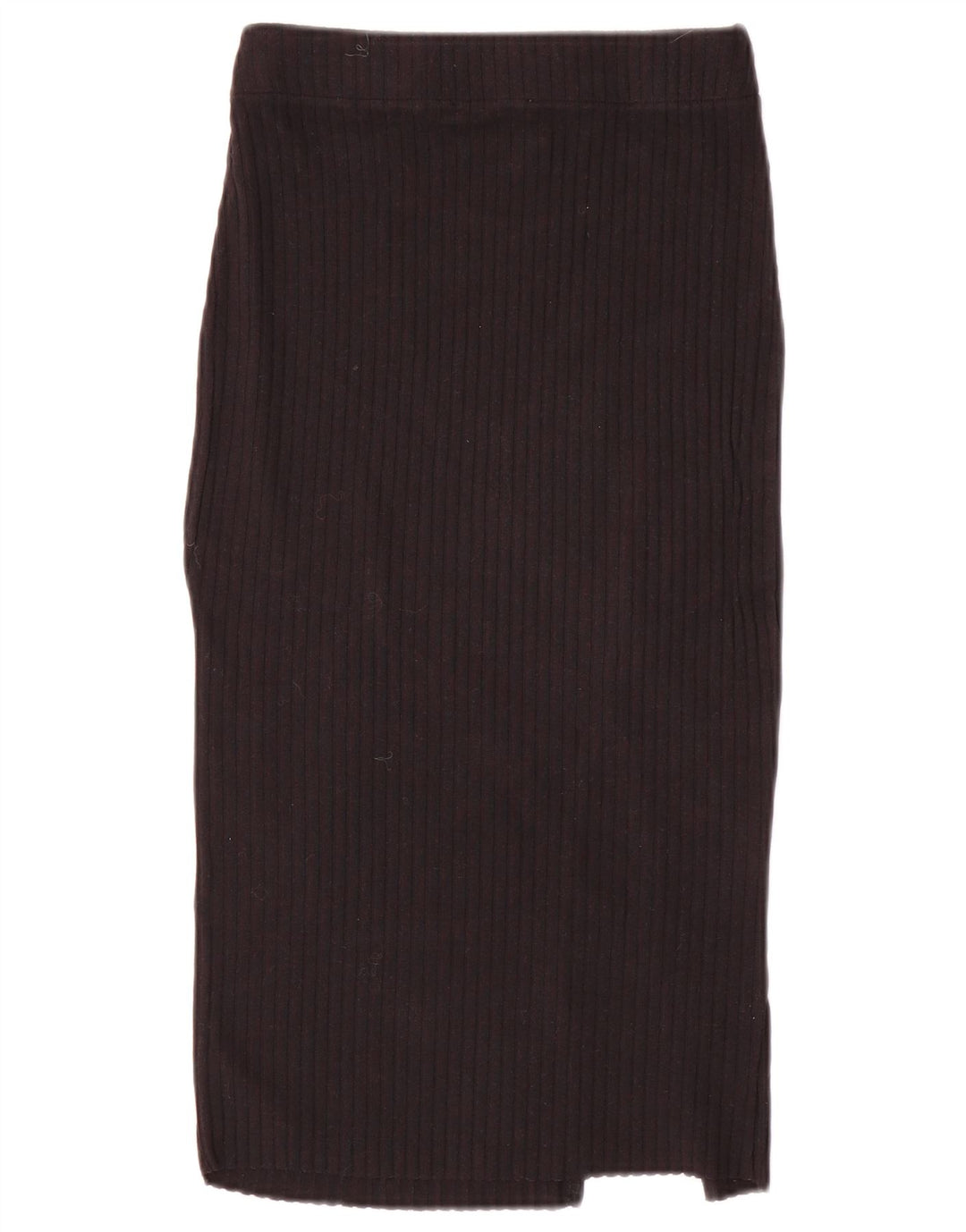 Fusta Midi tricotată pentru femei Zara Mic W26 Negru