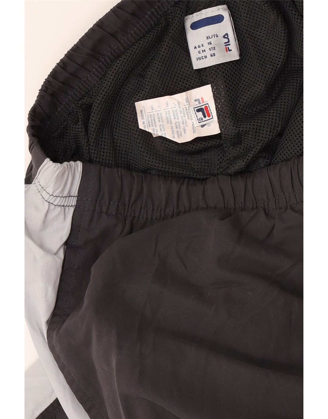 Pantaloni de trening cu grafic pentru băieți FILA Pantaloni de jogging 15-16 ani, gri, bloc de culoare