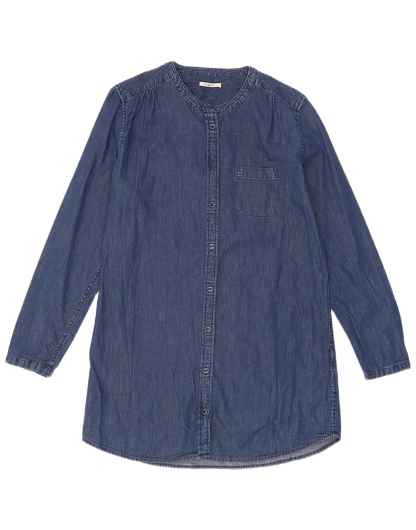 Rochie de blugi cu mânecă lungă pentru femei Lee UK 10 Bumbac albastru mic