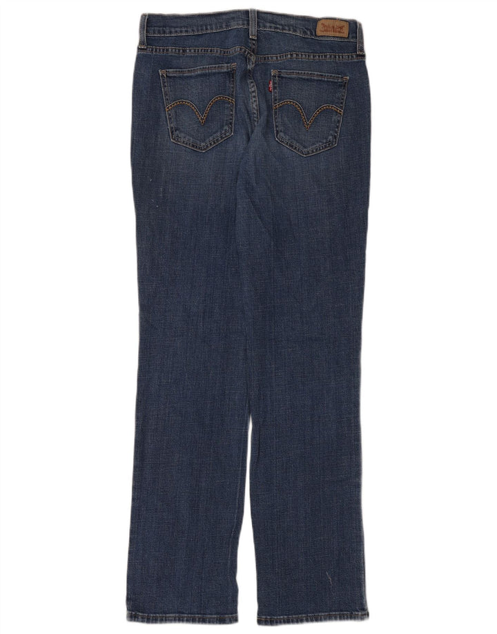 Blugi drepti pentru femei Levi's 505 US 6 Medium W28 L32 Bumbac bleumarin