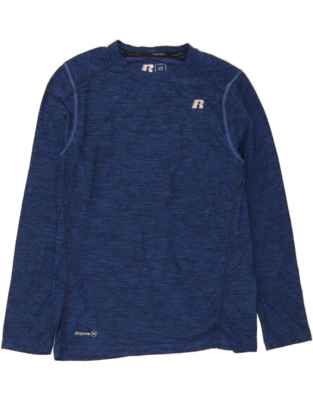 RUSSELL ATHLETIC Boys Top Long Sleeve 10-11 Years Large Navy Blue Vintage Russell Athletic and Second-Hand Russell Athletic from Messina Hembry 