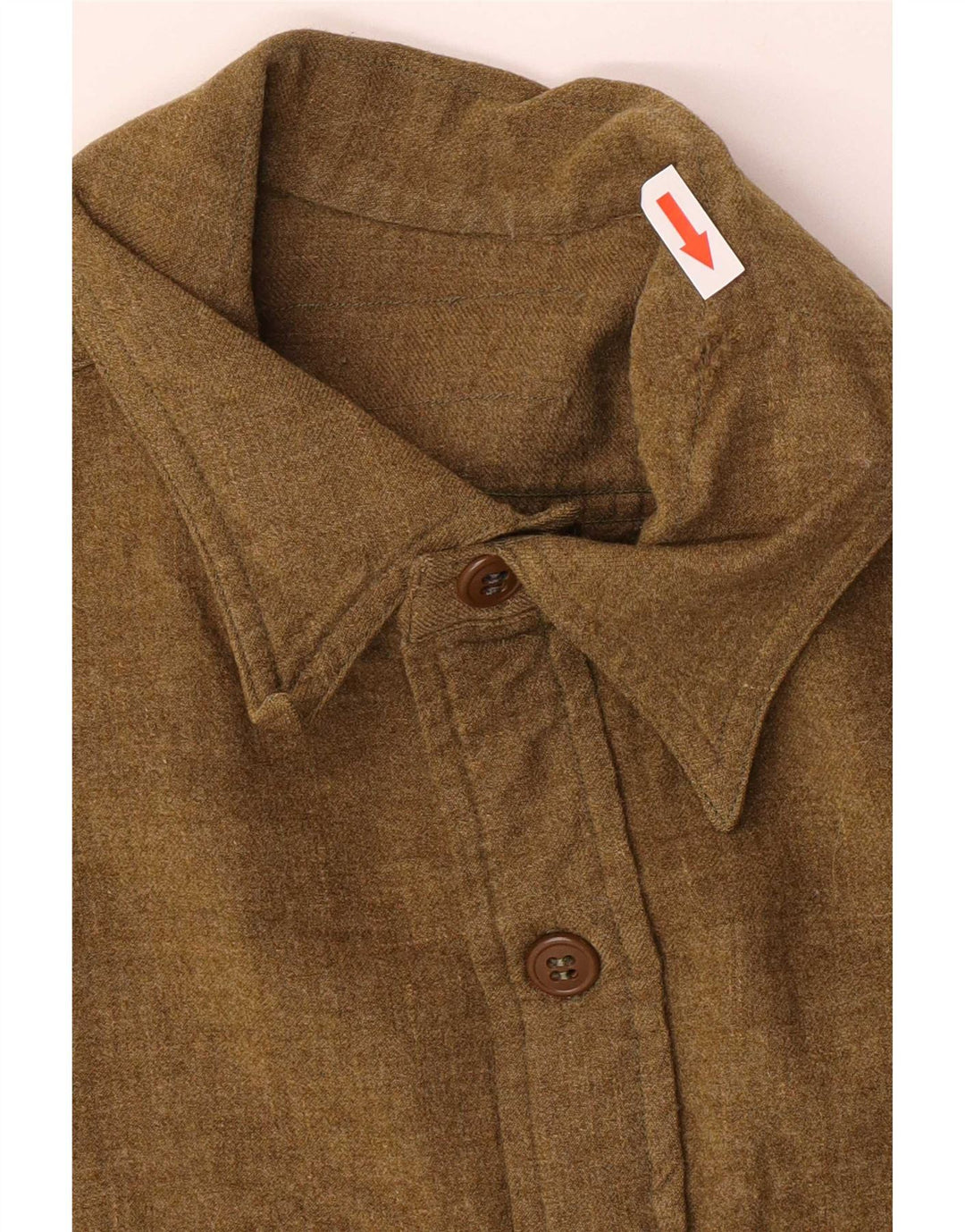 Vintage Cămașă de flanel pentru bărbați Medium Green Classic