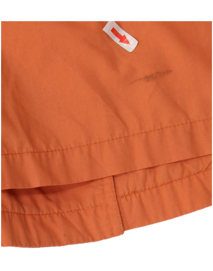 Pelernă de ploaie vintage pentru femei UK 18 XL portocaliu poliester