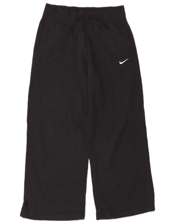 Pantaloni de trening Nike pentru femei cu picioare largi UK 14, mare, negru, bumbac