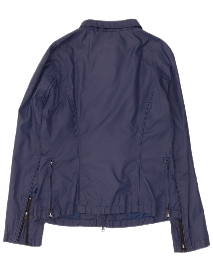 Blauer pentru femei Bomber Jacket UK 12 Medium Bleumarin Poliamidă