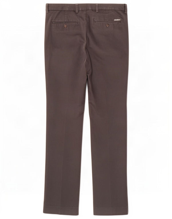 Eddie Bauer Pantaloni chino drepți pentru bărbați W33 L36 bumbac gri