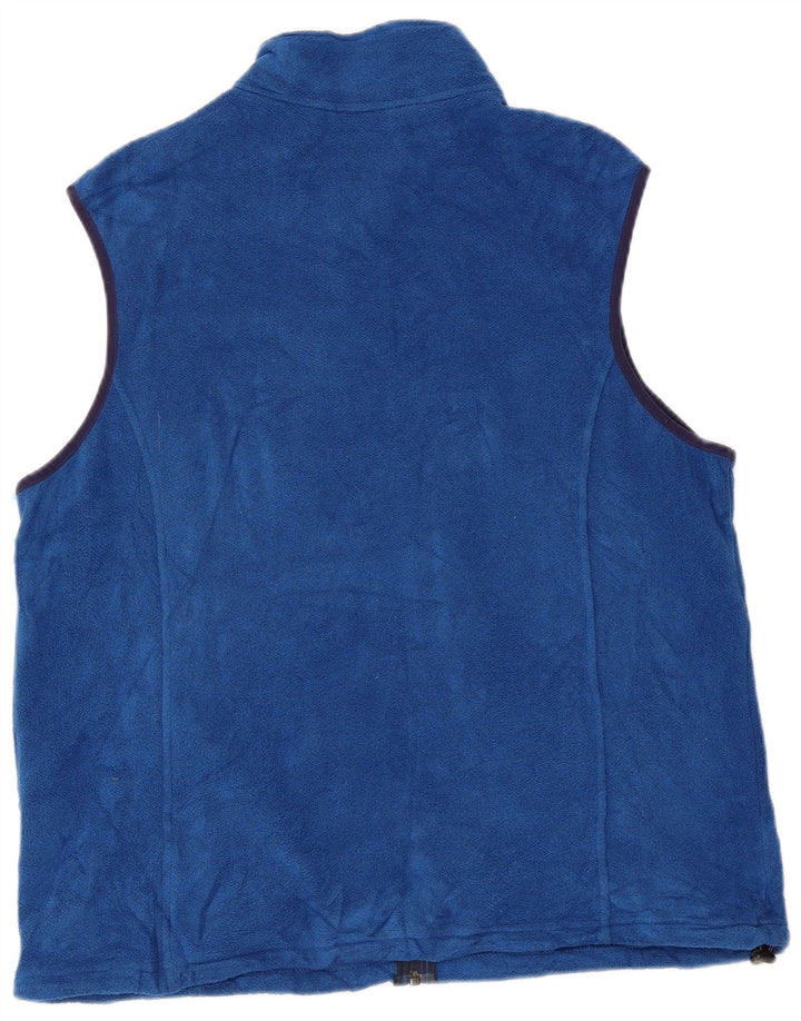 L.L.Bean Gilet pentru bărbați din fleece UK 40, mare, albastru, poliester