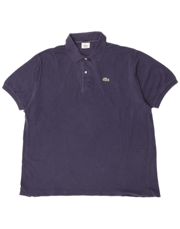 Tricou polo pentru bărbați Lacoste Mărimea 7 2XL Bleumarin