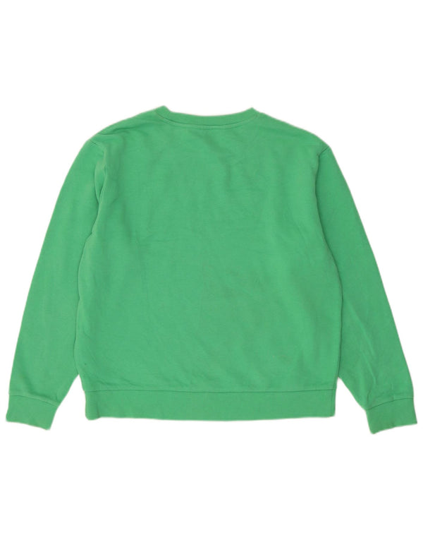 Pulover supradimensionat pentru femei Marks & Spencer UK 10 Bumbac verde mic